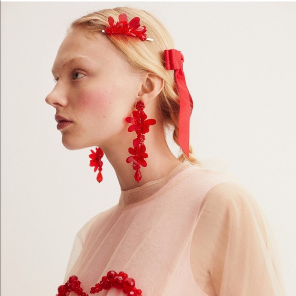 🎈Sold🎈Simone Rocha X H&M Long Earrings - Picture 5 of 9